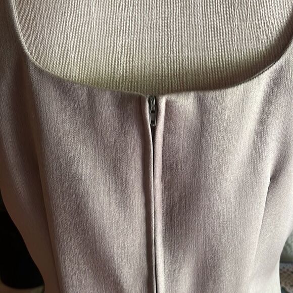 Nwt Vintage 90s City Triangles Tan Sleeveless Dress With Matching Jacket Size 11 - Picture 12 of 15